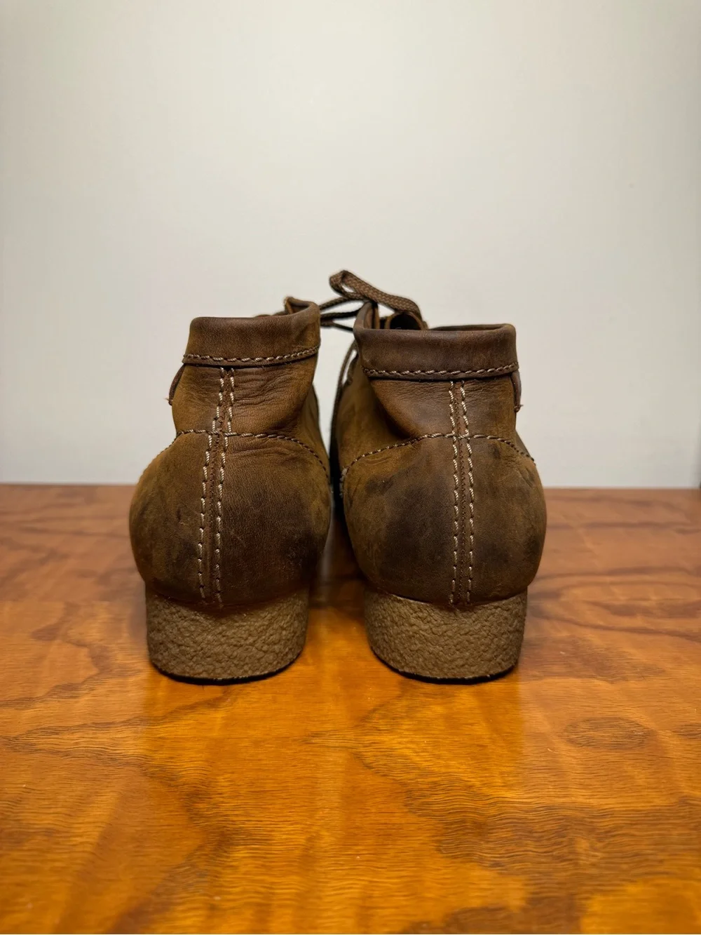 Clarks Wallabee Boot — Brown Leather (Collection / Extreme Comfort) Size 10